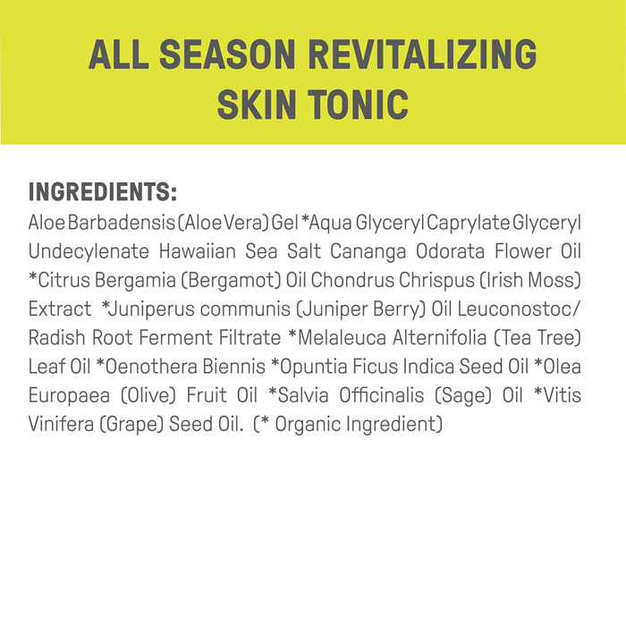 Raw Elements All Season Revitalizing Skin Tonic