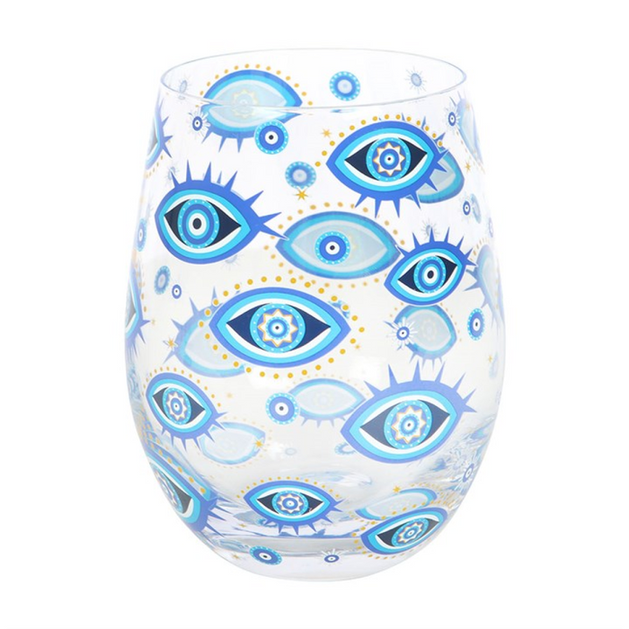 All Seeing Eye Print Stemless Glass 🇬🇧