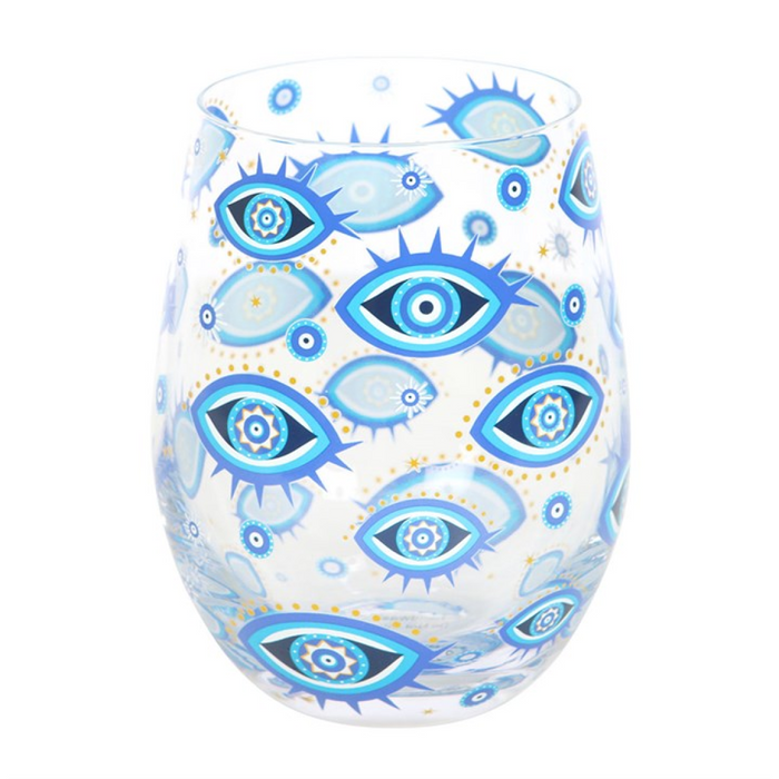 All Seeing Eye Print Stemless Glass 🇬🇧