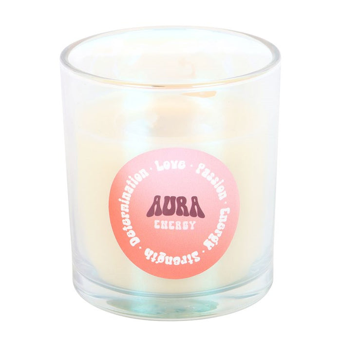 Aura Energy Juicy Raspberry Iridescent Candle 🇬🇧