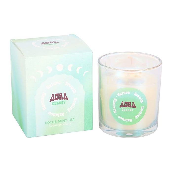 Aura Energy Lotus Mint Tea Iridescent Candle 🇬🇧