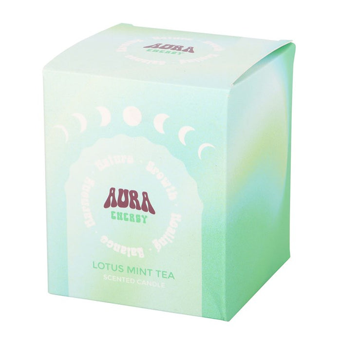 Aura Energy Lotus Mint Tea Iridescent Candle 🇬🇧