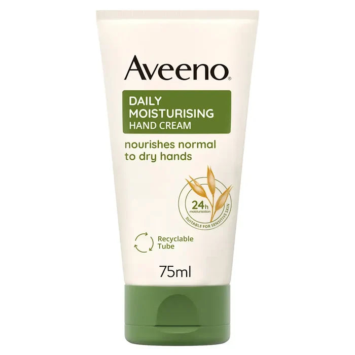 Aveeno Daily Moisturising Hand Cream on a white background