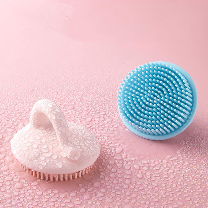 Baby Shower Brush To Remove Dandruff Silicone Scrubbing Cotton Shampoo Artifact 🇨🇳
