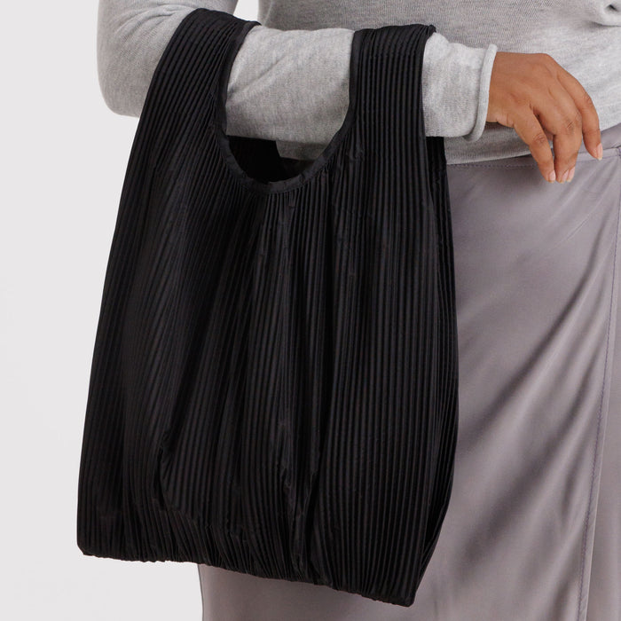 BAGGU Black Pleated Baggu