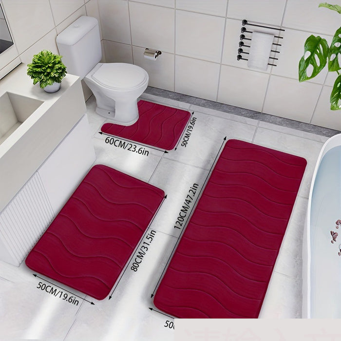 Wine Red / Three Pieces