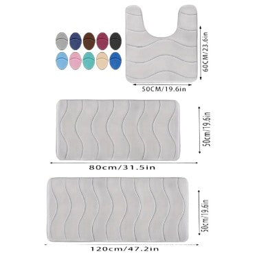 Bathroom Non-slip Mat Foot Mats Absorbent Floor Mat 🇨🇳
