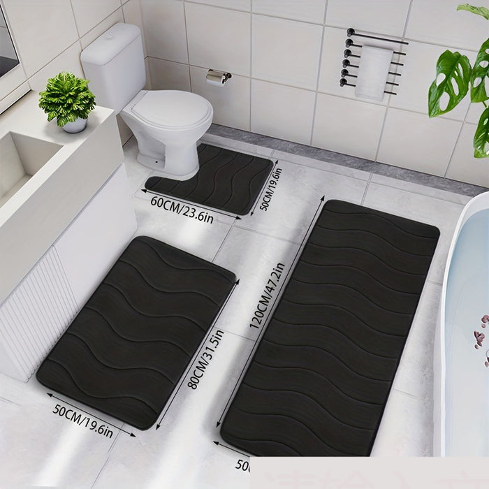 Bathroom Non-slip Mat Foot Mats Absorbent Floor Mat 🇨🇳
