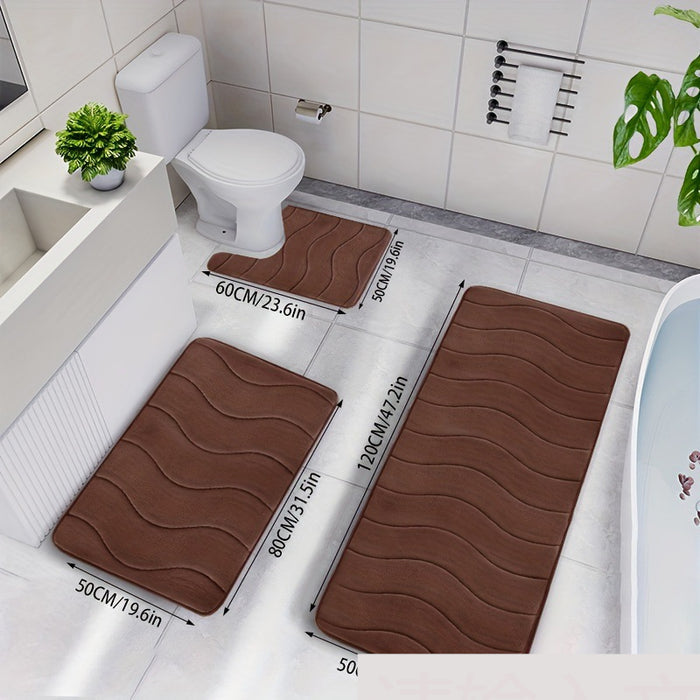 Bathroom Non-slip Mat Foot Mats Absorbent Floor Mat 🇨🇳
