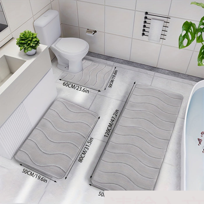Bathroom Non-slip Mat Foot Mats Absorbent Floor Mat 🇨🇳