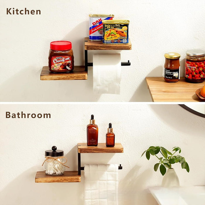 Bathroom Shelf Roll Stand 🇨🇳