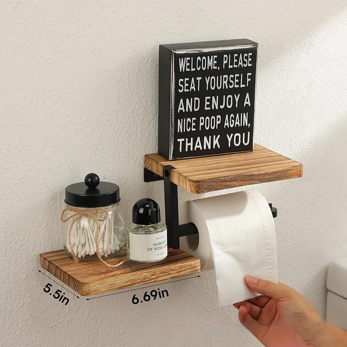 Bathroom Shelf Roll Stand 🇨🇳