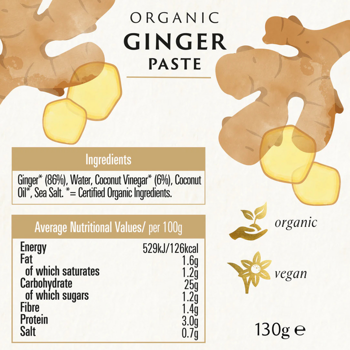 Biona Organic Ginger Turmeric Paste 130g