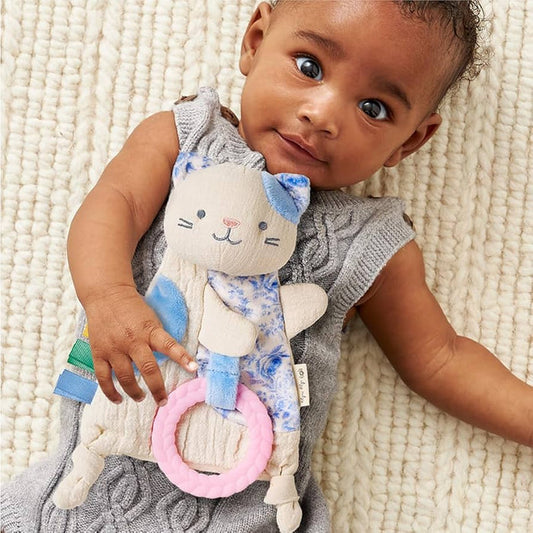 Bitzy Crinkle - Kitty w/ Teether  Ring