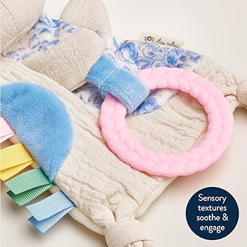 Bitzy Crinkle - Kitty w/ Teether  Ring