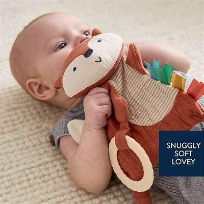 Bitzy Crinkle Fox w/ Teether Ring