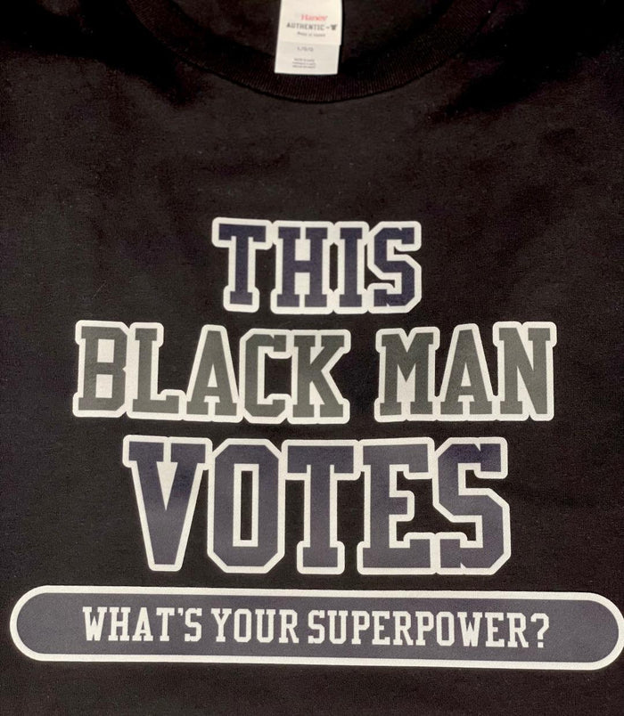 Black Man Votes Shirt