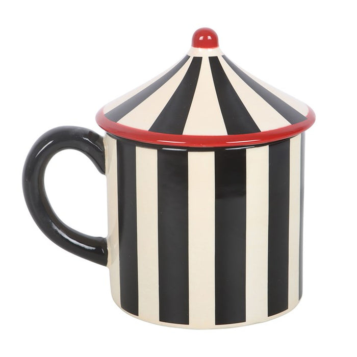 Black Striped Circus Tent Mug 🇬🇧