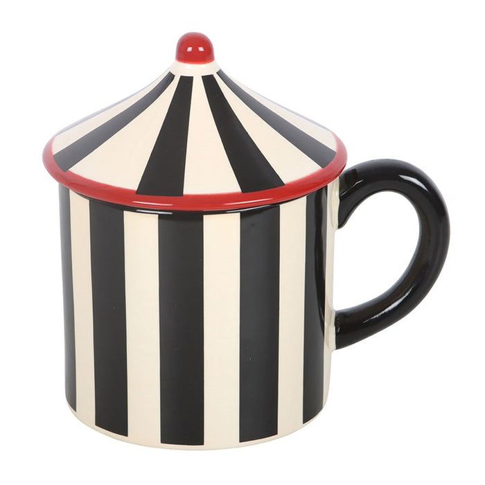 Black Striped Circus Tent Mug 🇬🇧