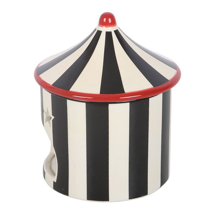 Black Striped Circus Tent Oil Burner 🇬🇧