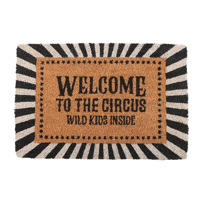 Black Welcome to the Circus Doormat 🇬🇧
