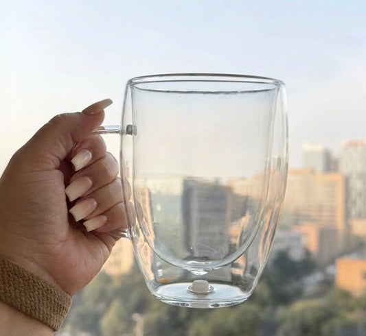 Blank Glass Snowglobe Mug