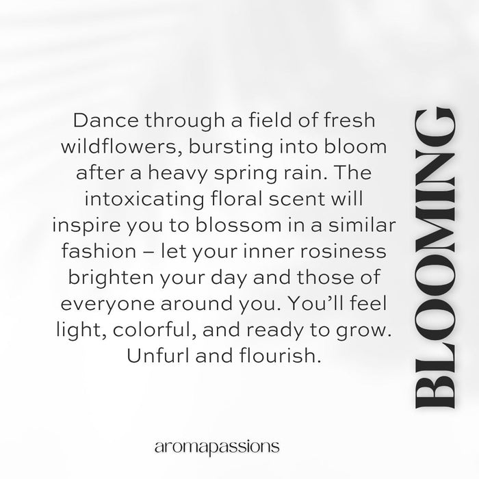 BLOOMING | Inspired by VIKTOR ROLF FLOWERBOMB | Flowerbomb Dupe Pheromone Eau De Parfum | Bergamot Jasmine Patchouli Vanilla Rose Essential Oils - aromapassions