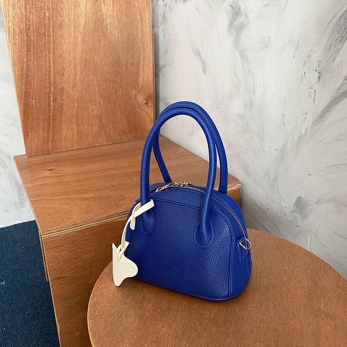 Blue Lychee Pattern One-shoulder Portable Shell Bag 🇨🇳