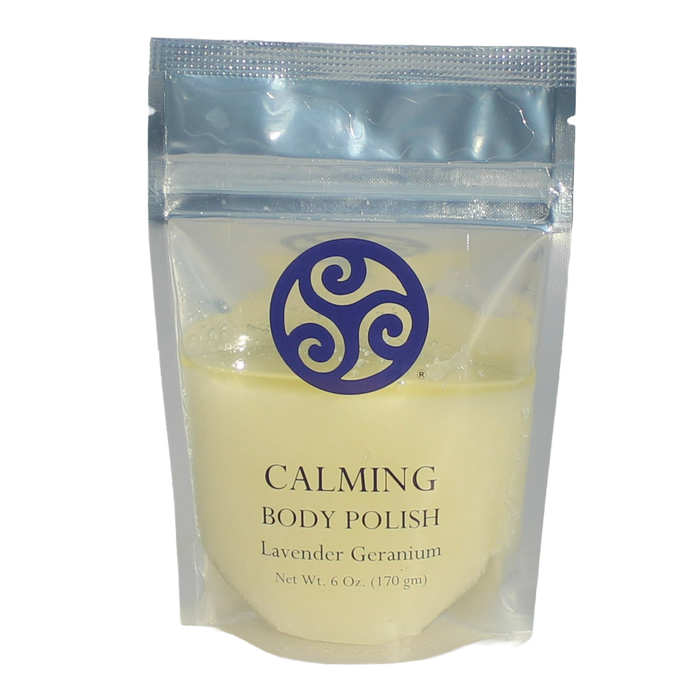 Body Polish CALMING lavender geranium - Trillium Herbal Company