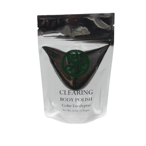 Body Polish CLEARING cedar eucalyptus - Trillium Herbal Company