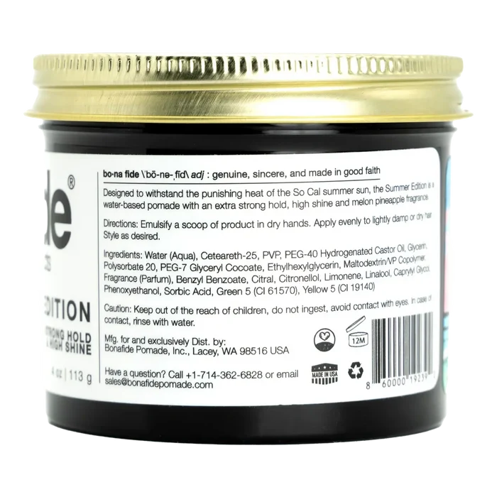 Bona Fide Summer Edition Pomade