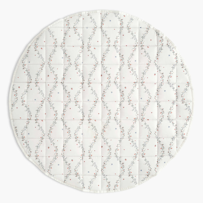 Botanical Berries Play Mat in Ivory