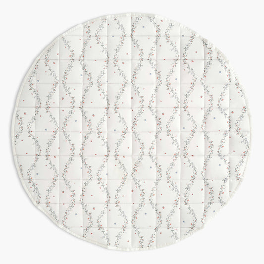 Botanical Berries Play Mat in Ivory