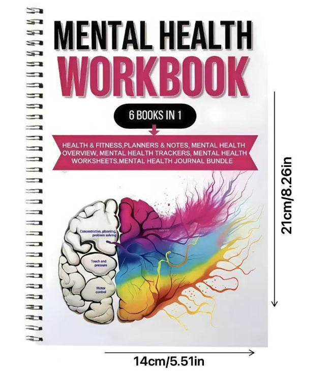 Brain Mental Health Notebook Mental Health Planning Notepad 🇨🇳