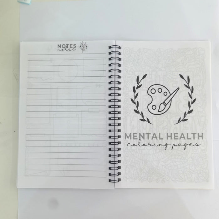 Brain Mental Health Notebook Mental Health Planning Notepad 🇨🇳
