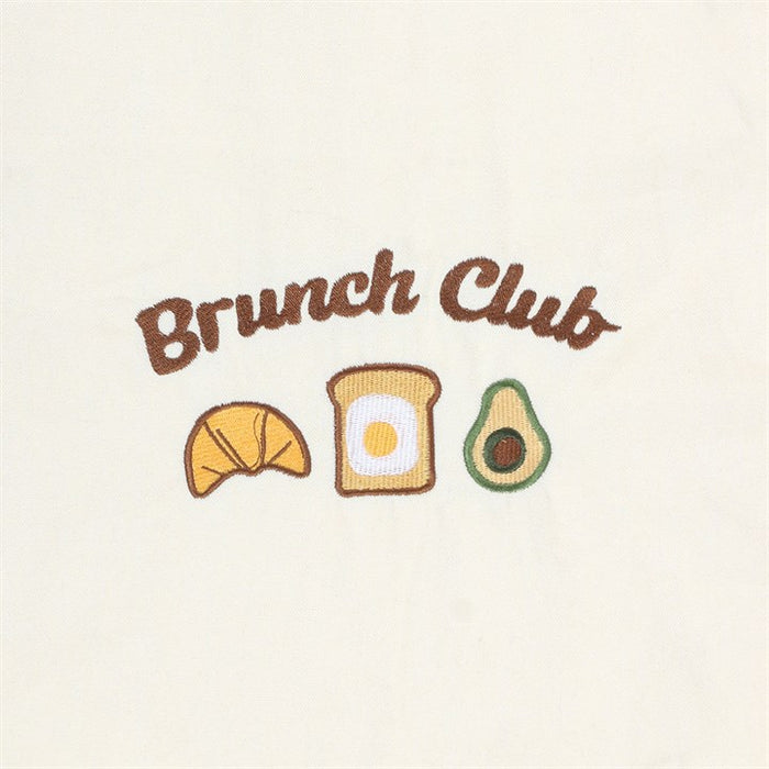 Brunch Club Embroidered Tote Bag 🇬🇧