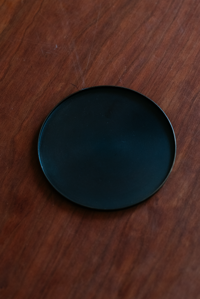Burnished Brass Candlelit / Incense Dish