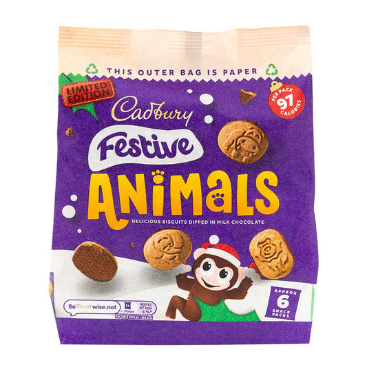 Cadbury Festive Animals 19.9g x 6 Pack