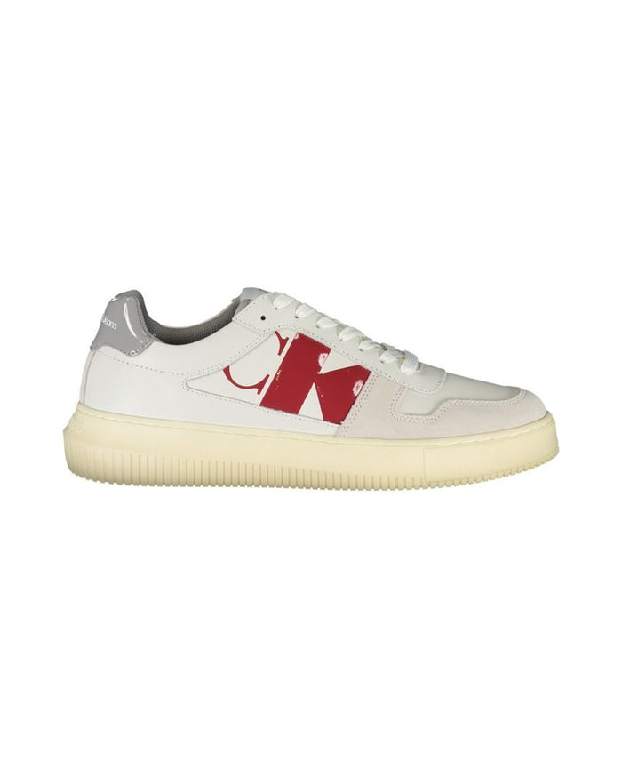 Calvin Klein Bianco Leather Men Sneaker