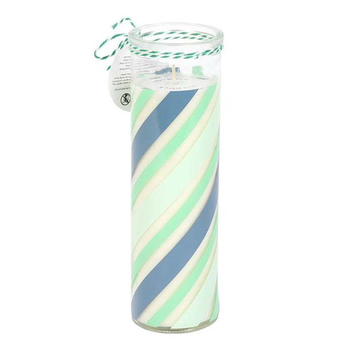 Candy Stripe Peppermint Tube Candle 🇬🇧