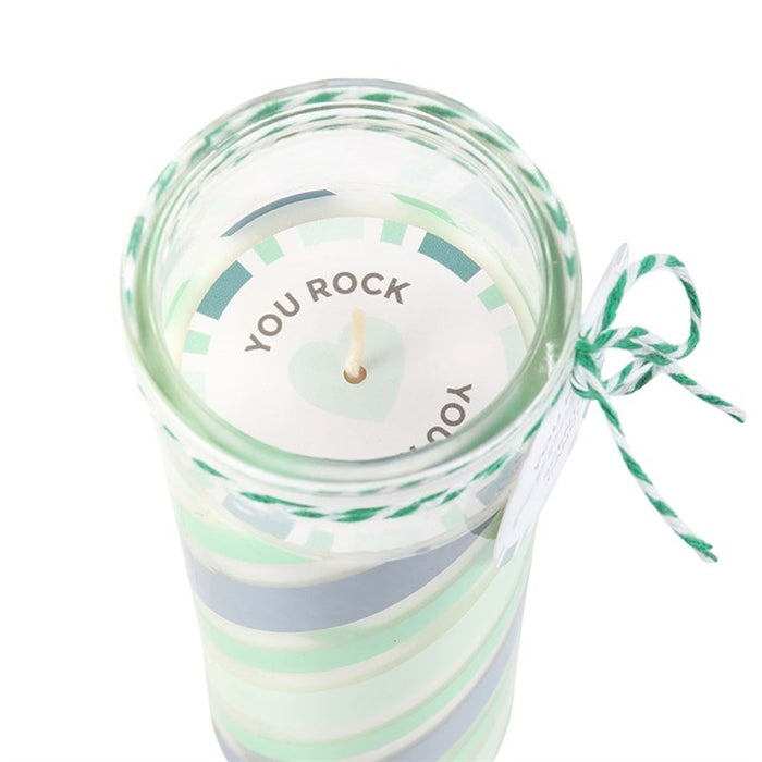 Candy Stripe Peppermint Tube Candle 🇬🇧