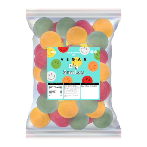Candycrave Vegan Big Smiles 2kg 🇬🇧