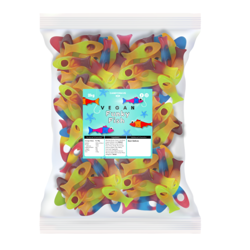 Candycrave Vegan Funky Fish 2kg 🇬🇧
