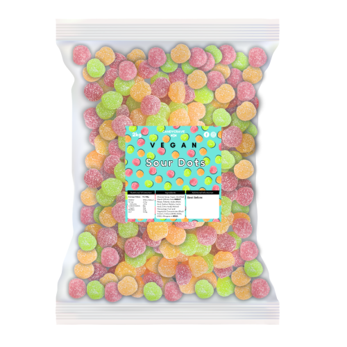 Candycrave Vegan Sour Dots 2kg 🇬🇧