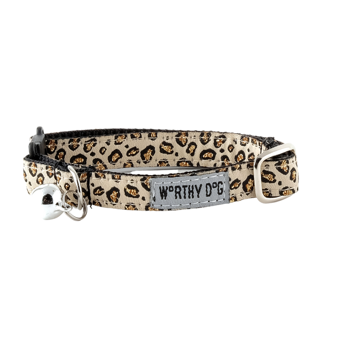 CHEETAH-TAN-CAT-COLLAR