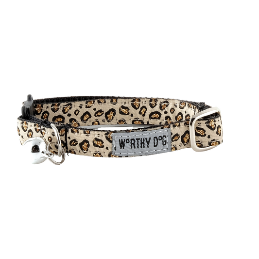 CHEETAH-TAN-CAT-COLLAR