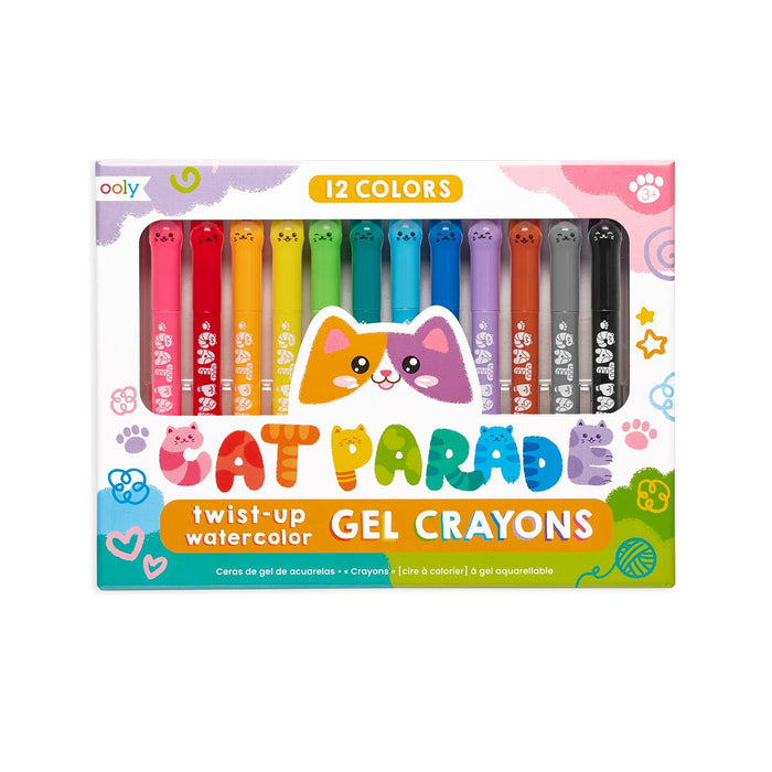 Cat Parade: Twist - Up Watercolor Gel Crayons - Olita Gifts & Goods