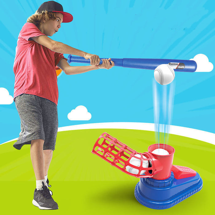 Children's Baseball Serving Trainer Toys Outdoor Sports Fitness Sports Baseball Launcher Toys 🇨🇳