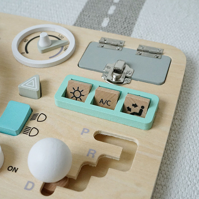 Children's Puzzle Montessori Early Education Busy Steering Wheel 🇨🇳