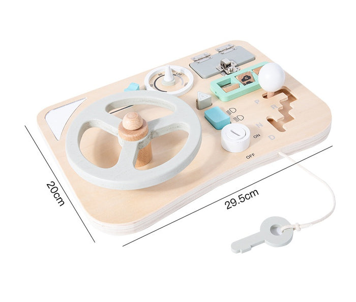 Children's Puzzle Montessori Early Education Busy Steering Wheel 🇨🇳